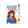 Книжка ФЕН с эскизами д/рис Рисую аниме, Лица 8л, 68276