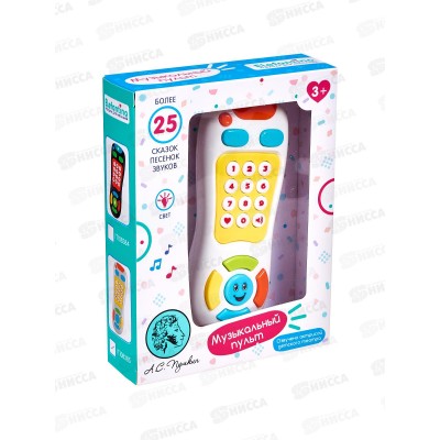 Пульт муз. "Elefantino" более 25 песенок, сказок, звуков, IT108385 Пульт муз. "Elefantino" более 25 песенок, сказок, звуков, IT108385