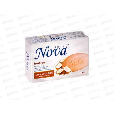 Royal Nova мыло Кокос и молоко 100гр *48