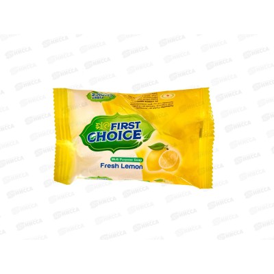 First Choice мыло хозяйственное Лимон 70гр *72 First Choice мыло хозяйственное Лимон 70гр *72