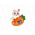 Игрушка развивающая №8805-В "Зайка" свет, звук, коробка 19,6*5*14,4 Игрушка развивающая №8805-В "Зайка" свет, звук, коробка 19,6*5*14,4
