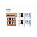 Скрепки MAZARI декор. Лапки 3,5*0,7мм 10шт,  М-1548 *12