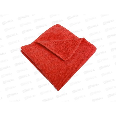 Салфетка микрофибра 220г/м 30*30 красная (1шт), IT-0645