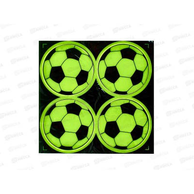 Шеврон светоотражающий  15*15 4в1 Мяч  2615-11 *100