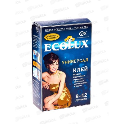 Клей ECOLUX универсал 250г обойн. *20 Клей ECOLUX универсал 250г обойн. *20