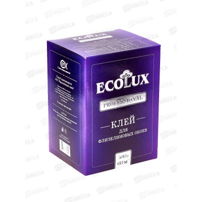 Клей ECOLUX professional флизелиновый 0,5кг обойн. *12