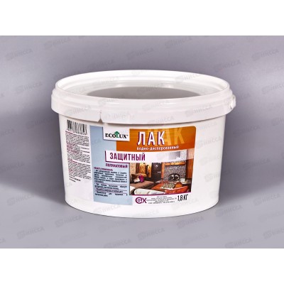 ЛАК ECOLUX защитный, полуматовый 1,8кг*4 ЛАК ECOLUX защитный, полуматовый 1,8кг*4