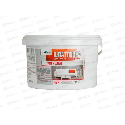 ШПАТЛЕВКА Финишная ECOLUX 3,5 кг*4