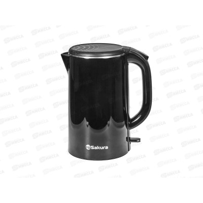 Чайник электрический SA-2181BK  1,8л Черный диск