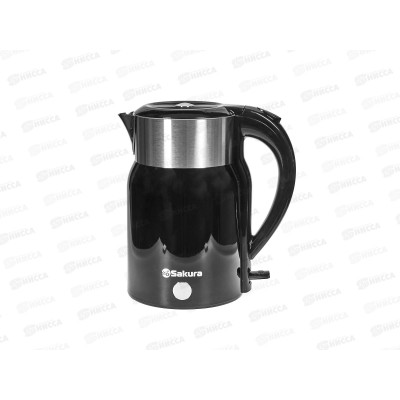 Чайник электрический SA-2182BK 1,8л Черный диск