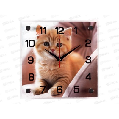 Часы &quot21 Век&quot 2525-056 Рыжий котенок Рубин