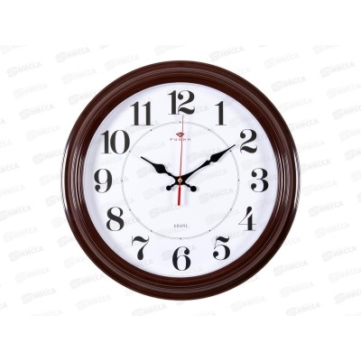 Часы настенные &quot21 Век&quot 3527-135 Br d-35 Классика  коричневый Рубин