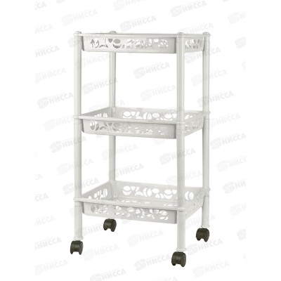 Этажерка 3-х секц. Keeplex на колесиках KL282612026 Этажерка 3-х секц. Keeplex на колесиках KL282612026