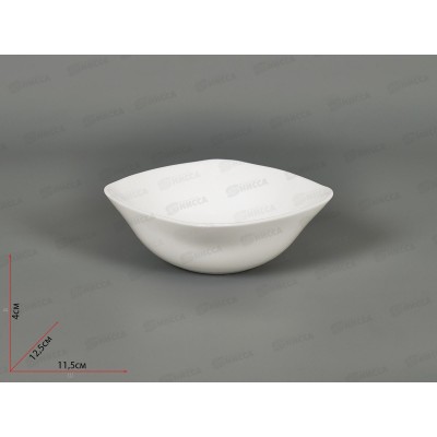 Салатник квадратный 11*11см 140мл белье 100б-скл5 *6/72