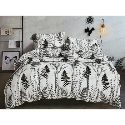 Комплект постельного белья 2,0 спальный PANDORA полисатин с европростыней №4156-2 N