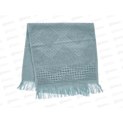 Полотенце махровое 30*60 LuxoR Криспи серо-голубой