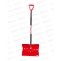 Лопата снеговая SnowПИНГВИН 1380*490*340мм со съёмным алюминиевым черенком и V-ручкой