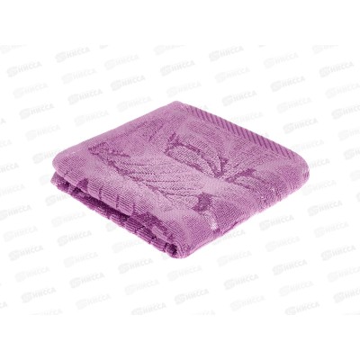Полотенце махровое 30*60 LuxoR Флора сиреневый