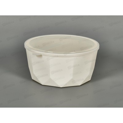 Салатник &quotPlast Team&quot 1,7л с крышкой молочный туман РТ171310048 *18