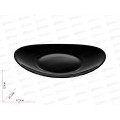 Тарелка плоская овальная 21,5*17,7см Черный 10ч-то8,5 *6/48 Тарелка плоская овальная 21,5*17,7см Черный 10ч-то8,5 *6/48
