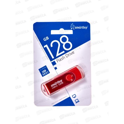 Флеш-карта USB 3.0 SmartBuy 128Gb Twist Red Флеш-карта USB 3.0 SmartBuy 128Gb Twist Red