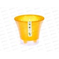 Горшок д/цветов Ванда 2л Желтый-прозрачный (с вкладкой) d17 h15 *10 Горшок д/цветов Ванда 2л Желтый-прозрачный (с вкладкой) d17 h15 *10