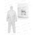 Комбинезон защитный одноразовый &quotКаспер Р40&quot, на молнии, 40 г/м2, белый, разм. 52-54/182-188, 0322   *40