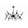 Люстра HALM 12*E27  металл, черный, 1200*1200*620мм, 52446 Люстра HALM 12*E27  металл, черный, 1200*1200*620мм, 52446