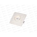 Розетка PALAZZO скрытая установка, 1-местная 16А 250В квадратная слоновая кость 26483
