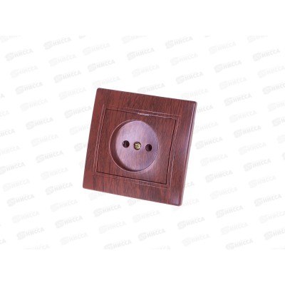 Розетка INTRO Plano cкрытая установка, 16А-250В, IP20, венге, 1-201-10 Розетка INTRO Plano cкрытая установка, 16А-250В, IP20, венге, 1-201-10