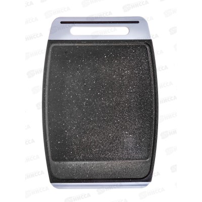 Доска раздел &quotХЕВИ&quot 40,5*27,5см Черный камень М1567 *5