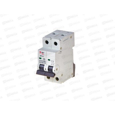 Автоматический выключатель ВА47-63 2P 25А 4,5кА C ЭРА Pro, VA63-2P25C4.5 *6/60 Автоматический выключатель ВА47-63 2P 25А 4,5кА C ЭРА Pro, VA63-2P25C4.5 *6/60