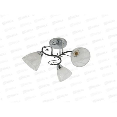 Люстра Классика 3-рожковая 12261/3СR+BK WT+CL