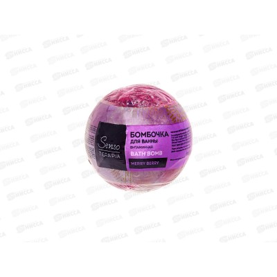 ST Чернильная витаминная бомбочка для ванны Merry berry 110г *22