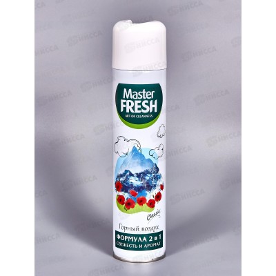 Master FRESH освежитель воздуха Горный воздух 300мл *24 С0007893 Master FRESH освежитель воздуха Горный воздух 300мл *24 С0007893