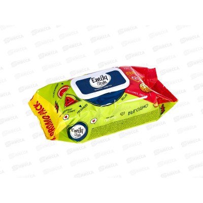 Emily Style Влажные салфетки 120шт Тропические фрукты с крышкой С0007997 *14