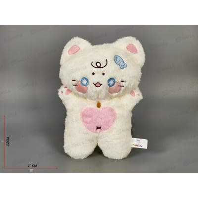 Кошечка, цвет: белый, 20х10х38см, 23091409001 АТМ Кошечка, цвет: белый, 20х10х38см, 23091409001 АТМ