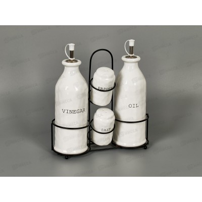 Набор емкостей для масла/уксуса и специй 5пр на подс Kitchen 157-243 Набор емкостей для масла/уксуса и специй 5пр на подс Kitchen 157-243