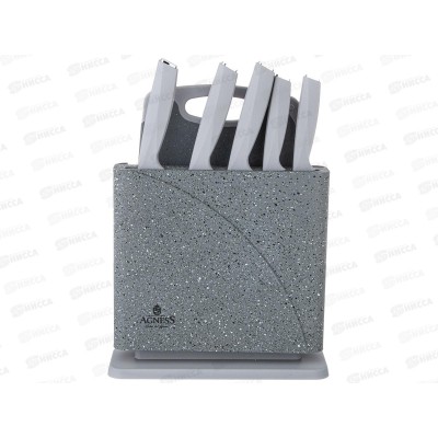 Набор ножей Agness на подставке 7пр +разделочная доска 911-765