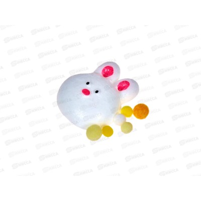 Антистресс-Сквиш №19-9 &quotЗайка Шустрик&quot 7см, пакет  *12