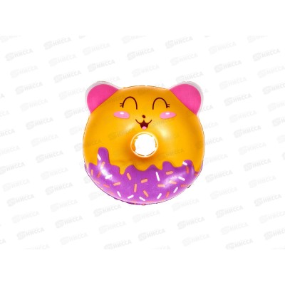 Антистресс-Сквиш №19-41 &quotПончик&quot d-8,5см, пакет  *12