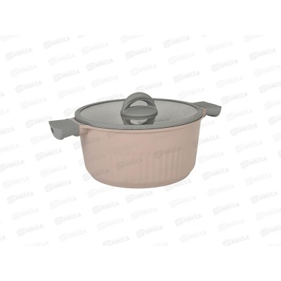 Кастрюля Stella cappuccino 5,2л со стеклянной крышкой АП кск52а Кастрюля Stella cappuccino 5,2л со стеклянной крышкой АП кск52а