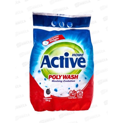 Active Стиральный порошок автомат P.W.P.E. техн холодной стир 3,0кг *4 Active Стиральный порошок автомат P.W.P.E. техн холодной стир 3,0кг *4