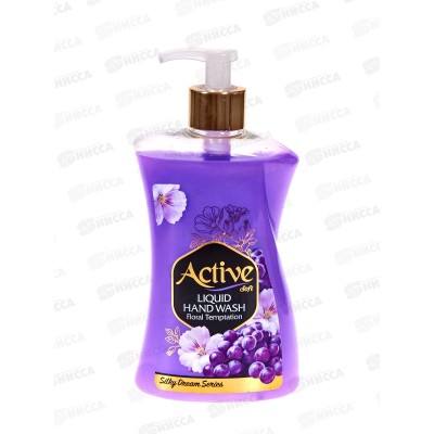 Active Жидкое мыло жемчужное Цветочный соблазн 450мл дозатор *12 Active Жидкое мыло жемчужное Цветочный соблазн 450мл дозатор *12