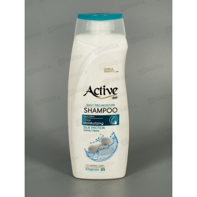 Active Шампунь C&B С протеиноми шелка и вит В5 350мл увлажняющий  *12