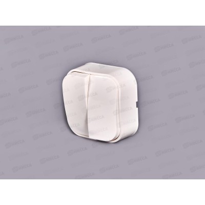 Выключатель IONICH 2-клавиши открытая установка, 10А, 220В белый,1413 *10