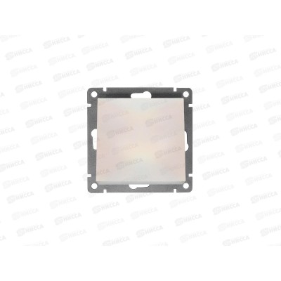 Выключатель Афина 1-клавиша скрытая установка, 10А, 220В жемчуг, А0021-OBr*10