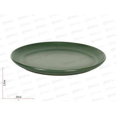 Тарелка обеденная HMN230505A1 Costa green 27см 256248 Тарелка обеденная HMN230505A1 Costa green 27см 256248