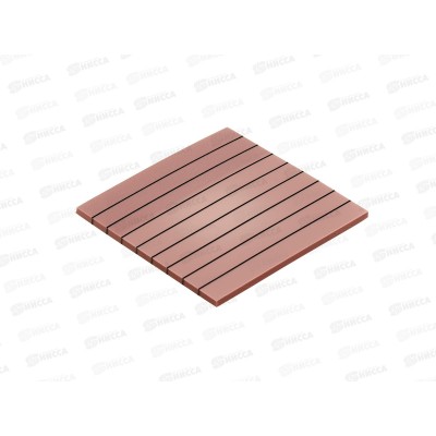 Стикеры для заметок пластик клей 76*76см 50л Линейка *12 Р-7677