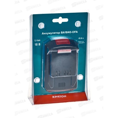 Аккумулятор (Li-ion) 4.0Ач, BA1840-Li-OFA  4.0Ач